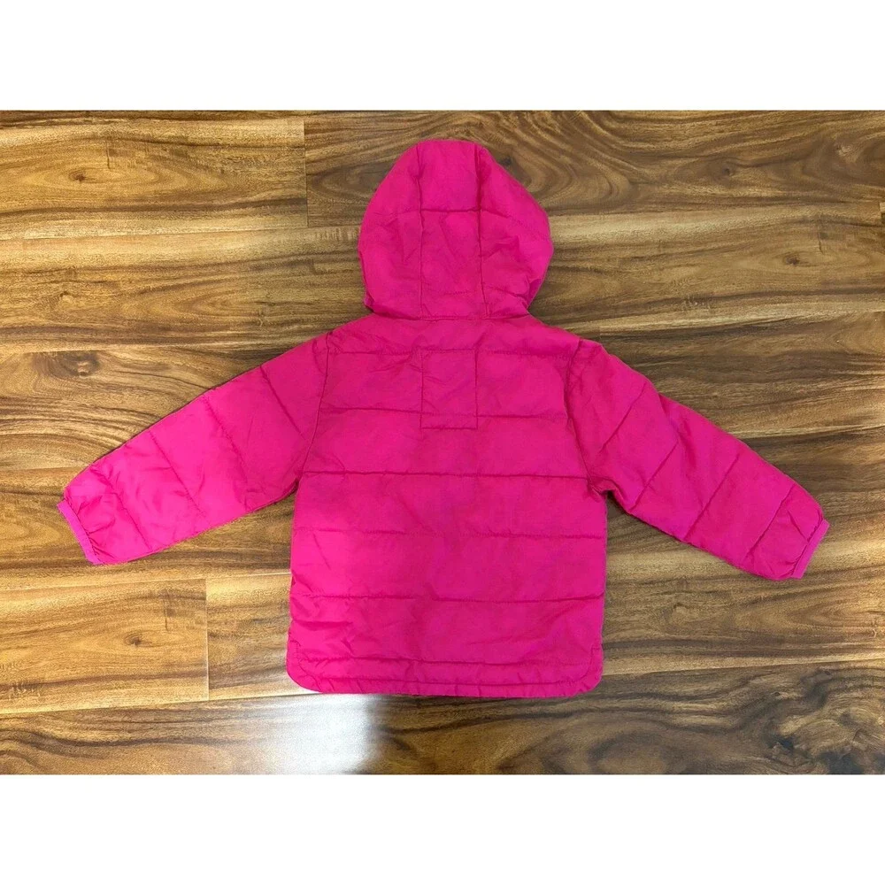 NWOT Baby Gap Pink Puffer Coat, Size 3T